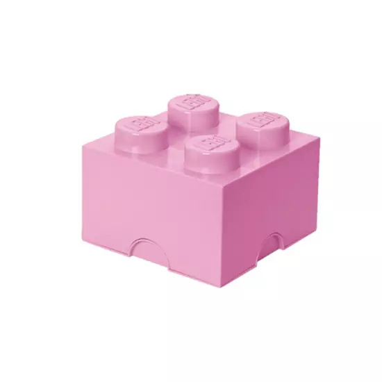 LEGO úložný box 4 – svetlo ružová