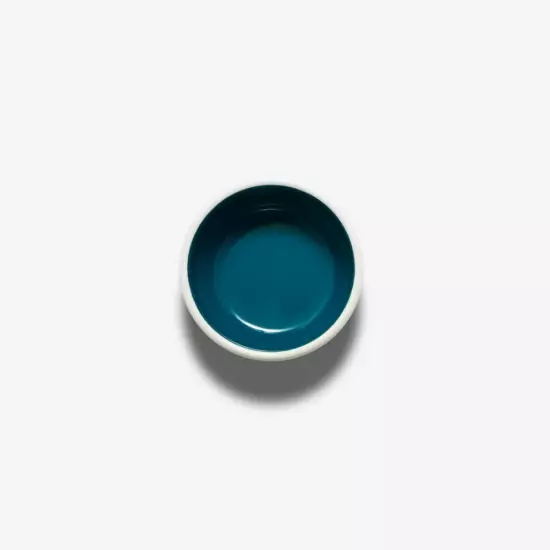 Malá smaltovaná modrá miska – 2. jakosť