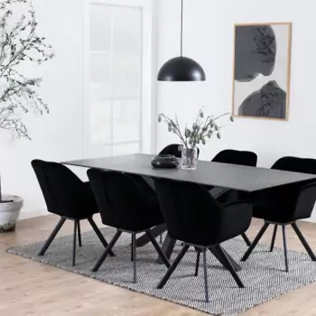 Jedálenský stôl Heaven – čierna