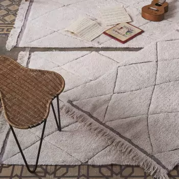 Recyklovaný prateľný koberec Bereber