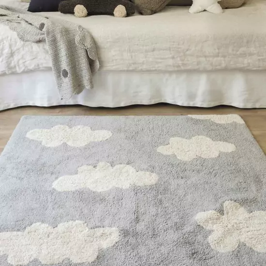 Prateľný koberec Clouds Grey