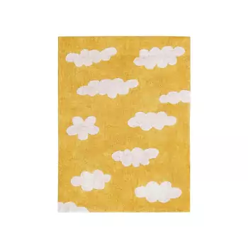 Prateľný koberec Clouds Mustard