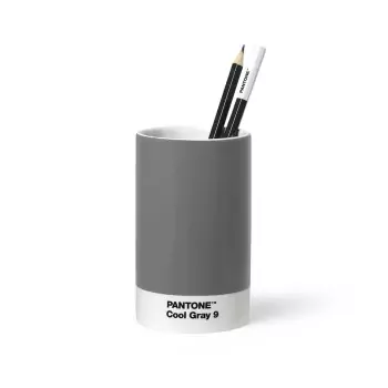 PANTONE Porcelánový stojan na ceruzky — Cool Gray 9