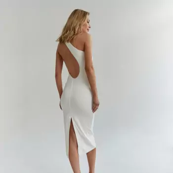 Asymmetric Back Dress