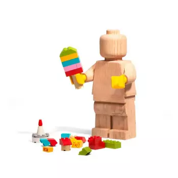 LEGO drevená figúrka