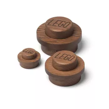 Sada 3 ks – LEGO drevený vešiak