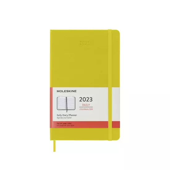 Denný diár 2023 tvrdá žltá – L