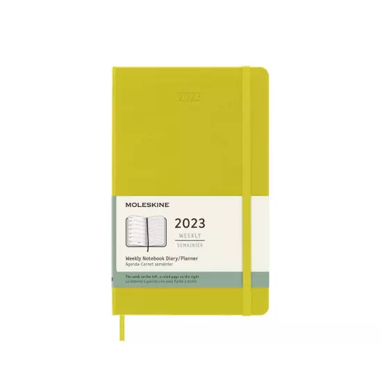 Plánovací zápisník 2023 tvrdý žltý