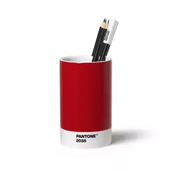 PANTONE Porcelánový stojan na ceruzky – Red 2035