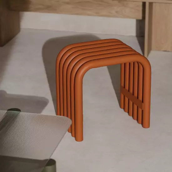 Oranžová stolička Nokk