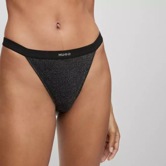 Thong Briefs With Sparkle Effect