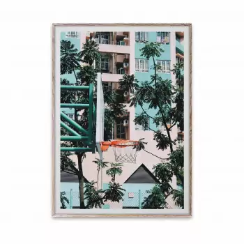 Plagát Cities of Basketball 01 – Hong Kong
