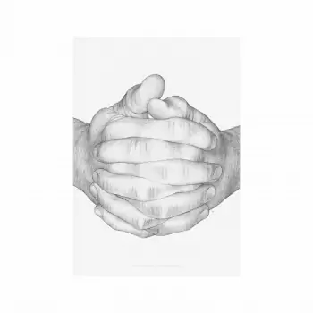 Folded Hands – Skladacia karta A5