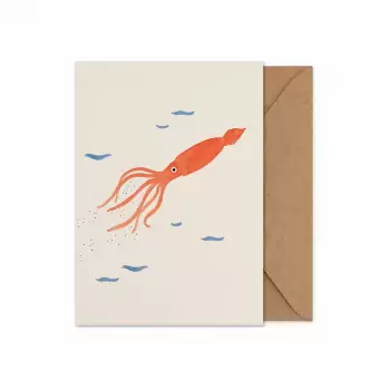 Sid The Squid – Folded A5 card