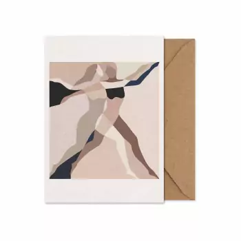 Two Dancers – Skladacia karta A5