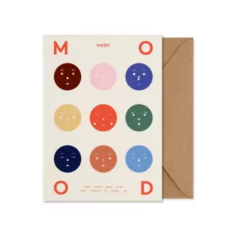 Nine Moods – Skladacia karta A5