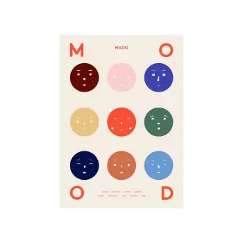 Nine Moods – Skladacia karta A5