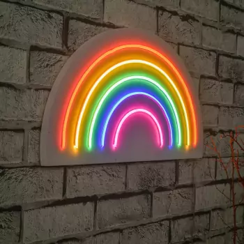 Svetelná dekorácia na stenu Rainbow