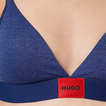 Triangle Bra With Red Label Stretch-Cotton