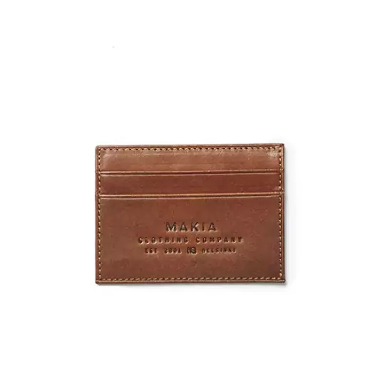 hnedá kožená peňaženka