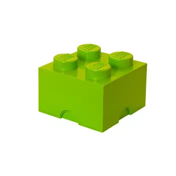 LEGO úložný box 4 – svetlo zelená