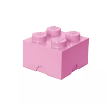 LEGO úložný box 4 – svetlo ružová