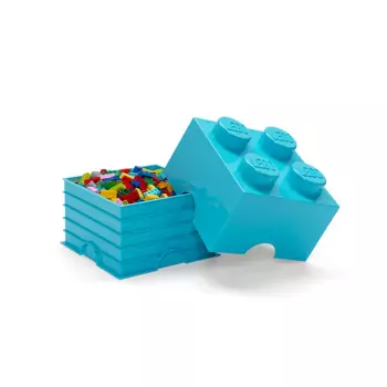 LEGO úložný box 4 – azúrová