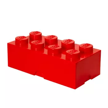 LEGO úložný box 8 – červená