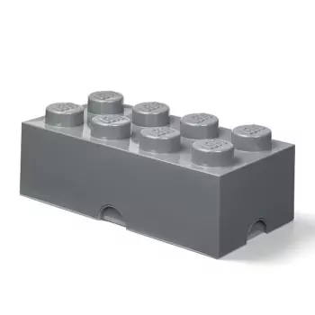 LEGO úložný box 8 – tmavo šedá