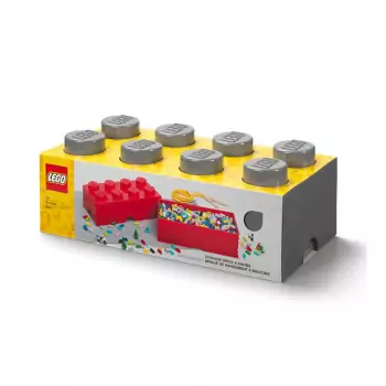 LEGO úložný box 8 – tmavo šedá