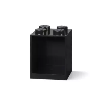 LEGO Brick 4 závesná polica – čierna