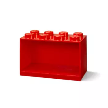 LEGO Brick 8 závesná polica – červená