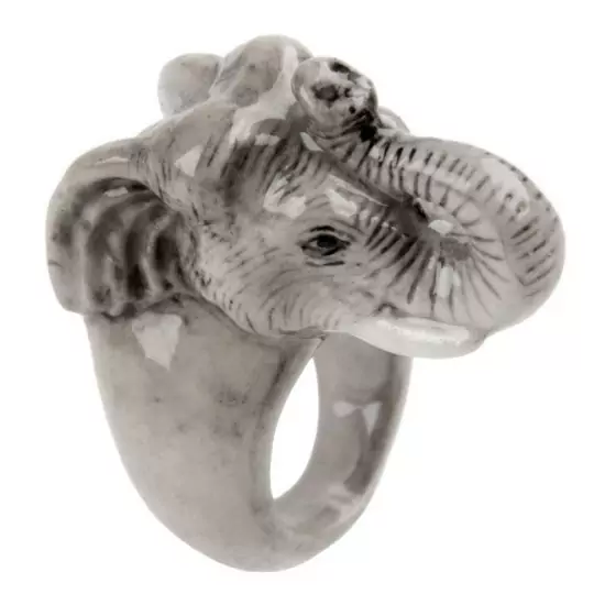 Porcelánový prsteň Slon