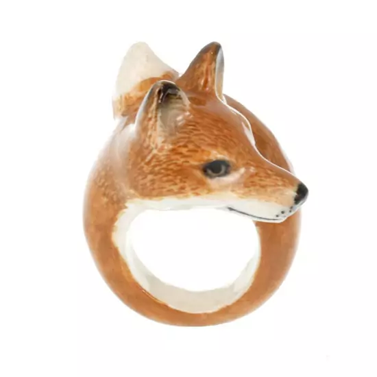 Porcelánový prsteň Líška