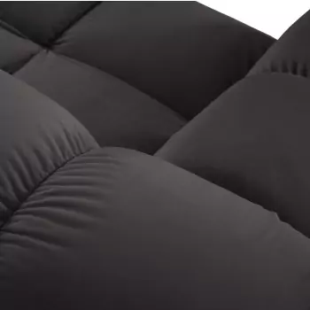 Zamatová časť modulárnej pohovky Tropea – pravá lenoška