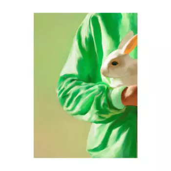 Dizajnový akustický panel – White Rabbit