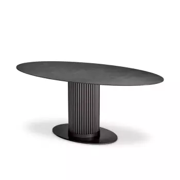Jedálenský stôl Volterra s mramorovým vzhľadom