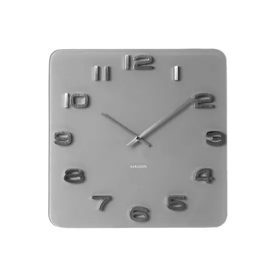 Nástenné hodiny Vintage – šedé