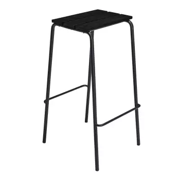 Barová stolička Stilt – čierna