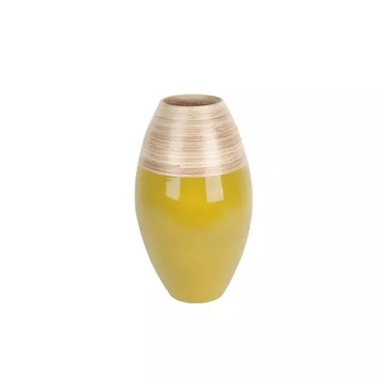 Dekoračná váza Bamboo Cone S – olivová