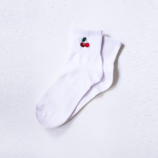 Biele ponožky – Cherry
