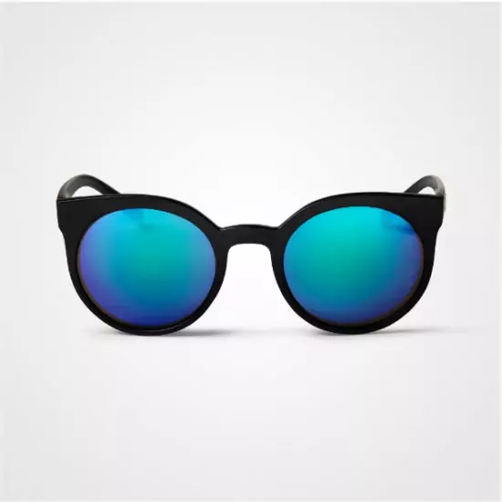 Slnečné okuliare PADANG – čierne s modrými sklami