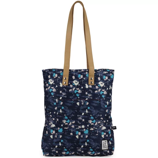 Nákupná taška – modré škvrny