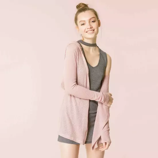 Ružový ľahký sveter