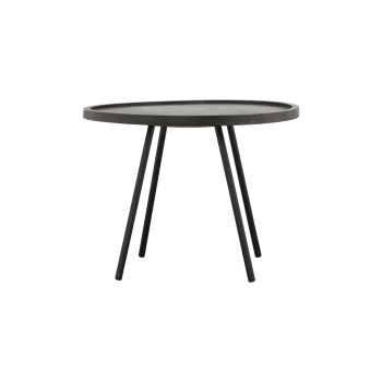 Hnedý okrúhly stolík Juco Ø60x45 cm