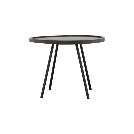 Hnedý okrúhly stolík Juco Ø60x45 cm
