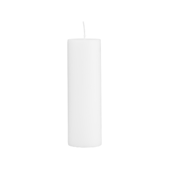 Biela sviečka 6x20 cm