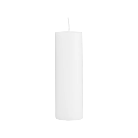 Biela sviečka 6x20 cm