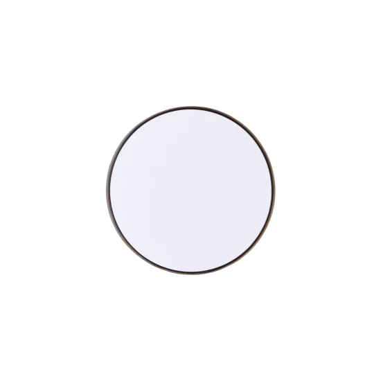 Kruhové zrkadlo s mosadznou obrubou Reflection veľké