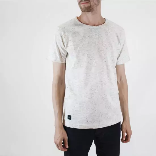 Čierno–biele melírované tričko – Frost